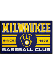 Milwaukee Brewers 19x30 Uniform Starter Interior Rug