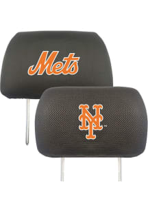 Sports Licensing Solutions New York Mets 10x13 Auto Head Rest Cover - Black