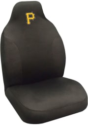 Sports Licensing Solutions Pittsburgh Pirates Team Logo Car Seat Cover - Black