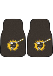 Sports Licensing Solutions San Diego Padres 2-Piece Carpet Car Mat - Brown