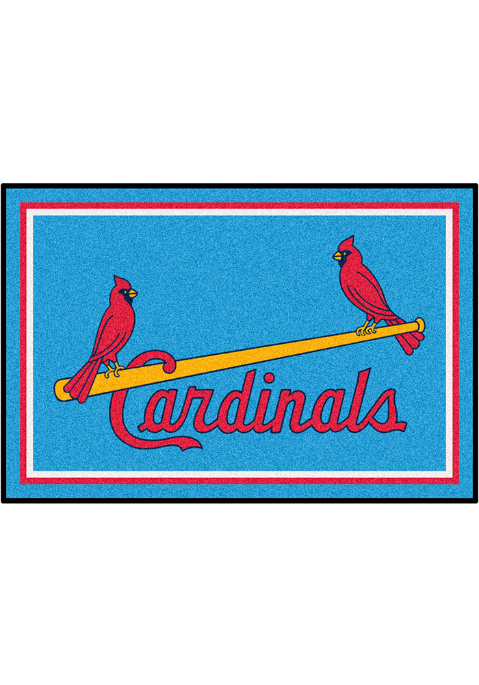 MLB - St. Louis Cardinals 'StL' Rug| Size| 4'x6