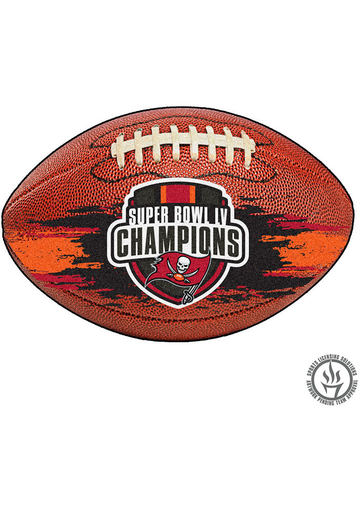 Tampa Bay Buccaneers Super Bowl LV Champion Football Interior Rug