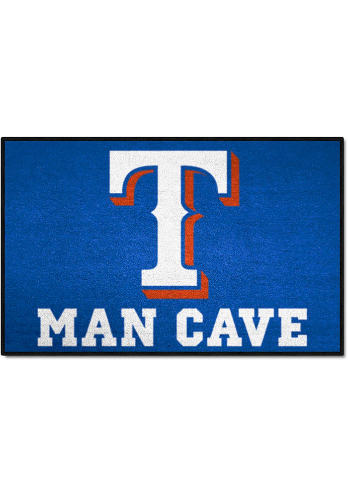 Texas Rangers 19x30 Man Cave Starter Interior Rug