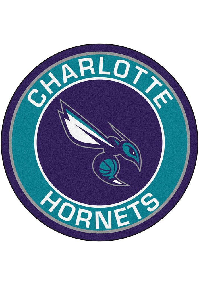 Charlotte Hornets 27 Roundel Interior Rug