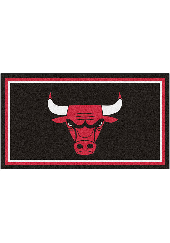 Chicago Bulls 3x5 Plush Interior Rug