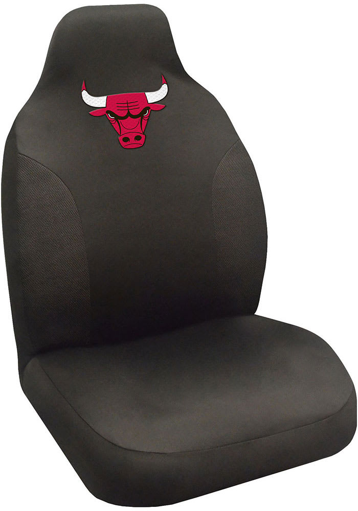 Sports Licensing Solutions Chicago Bulls Team Logo Car Seat Cover - Black