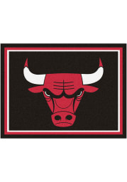 Chicago Bulls 8x10 Plush Interior Rug