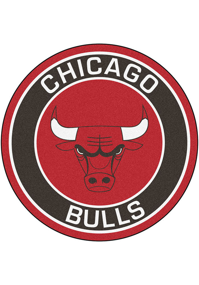 Chicago Bulls 27 Roundel Interior Rug