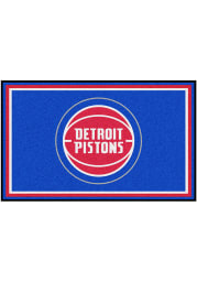 Detroit Pistons 4x6 Plush Interior Rug