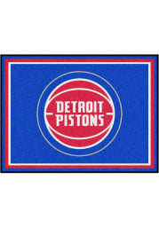 Detroit Pistons 8x10 Plush Interior Rug