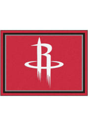 Houston Rockets 8x10 Plush Interior Rug