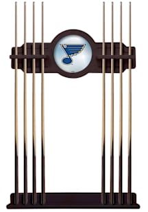 St Louis Blues Solid Wood Cue Rack Pool Table