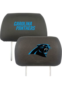 Sports Licensing Solutions Carolina Panthers 10x13 Auto Head Rest Cover - Black