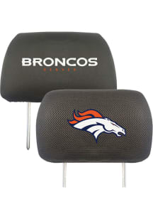 Sports Licensing Solutions Denver Broncos 10x13 Auto Head Rest Cover - Black