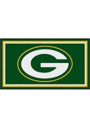 Green Bay Packers 3x5 Plush Interior Rug