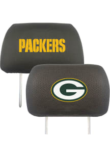 Sports Licensing Solutions Green Bay Packers 10x13 Auto Head Rest Cover - Black