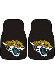 Sports Licensing Solutions Jacksonville Jaguars 2-Piece Carpet Car Mat - Black