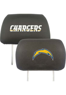 Sports Licensing Solutions Los Angeles Chargers 10x13 Auto Head Rest Cover - Black