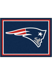New England Patriots 8x10 Plush Interior Rug