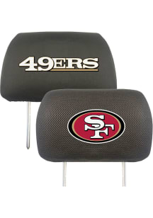 Sports Licensing Solutions San Francisco 49ers 10x13 Auto Head Rest Cover - Black