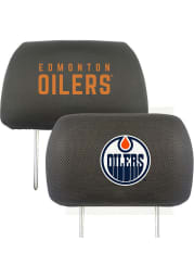 Sports Licensing Solutions Edmonton Oilers 10x13 Auto Head Rest Cover - Black