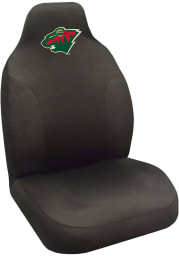 Sports Licensing Solutions Minnesota Wild Team Logo Car Seat Cover - Black