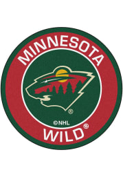 Minnesota Wild 27 Roundel Interior Rug