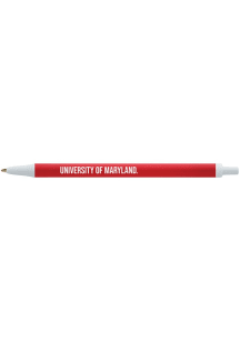 Red Maryland Terrapins Bic Click Stick Pen Set