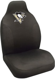 Sports Licensing Solutions Pittsburgh Penguins Team Logo Car Seat Cover - Black