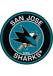 San Jose Sharks 27 Roundel Interior Rug