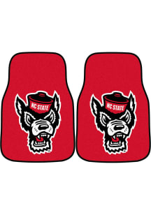 Sports Licensing Solutions NC State Wolfpack 2-Piece Carpet Car Mat - Red