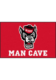 NC State Wolfpack 19x30 Man Cave Starter Interior Rug