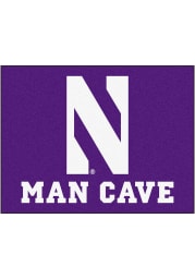 Northwestern Wildcats 34x42 Man Cave All Star Interior Rug