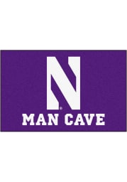 Northwestern Wildcats 19x30 Man Cave Starter Interior Rug