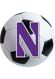 Northwestern Wildcats 27 Soccer Ball Interior Rug