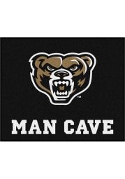 Oakland University Golden Grizzlies 60x71 Man Cave Tailgater Mat Outdoor Mat
