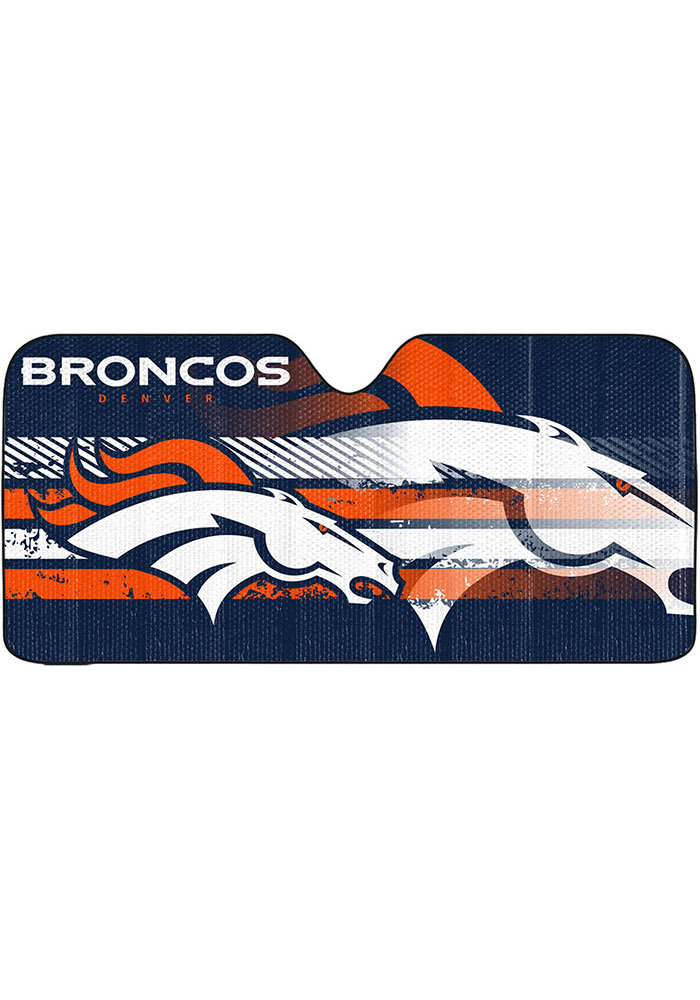 Denver Broncos Logo Car Accessory Auto Sun Shade