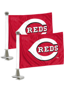 Sports Licensing Solutions Cincinnati Reds Team Ambassador 2-Pack Car Flag - Red