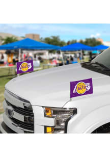 Sports Licensing Solutions Los Angeles Lakers Team Ambassador 2-Pack Car Flag - Purple