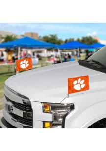 Sports Licensing Solutions Clemson Tigers Team Ambassador 2-Pack Car Flag - Orange