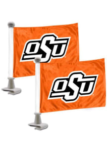 Sports Licensing Solutions Oklahoma State Cowboys Team Ambassador 2-Pack Car Flag - Orange