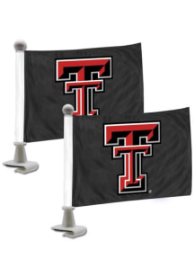 Sports Licensing Solutions Texas Tech Red Raiders Team Ambassador 2-Pack Car Flag - Black