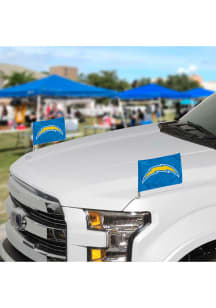 Sports Licensing Solutions Los Angeles Chargers Team Ambassador 2-Pack Car Flag - Blue