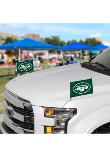 Sports Licensing Solutions New York Jets Team Ambassador 2-Pack Car Flag - Green