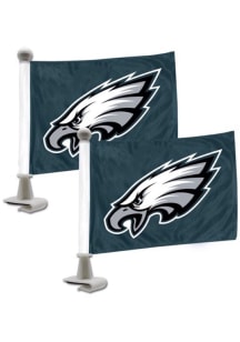 Sports Licensing Solutions Philadelphia Eagles Team Ambassador 2-Pack Car Flag - Green