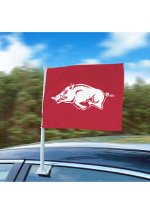 Sports Licensing Solutions Arkansas Razorbacks Team Logo Car Flag - Red