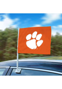 Sports Licensing Solutions Clemson Tigers Team Logo Car Flag - Orange