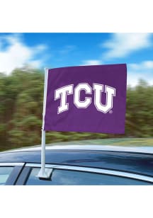 Sports Licensing Solutions TCU Horned Frogs Team Logo Car Flag - Purple