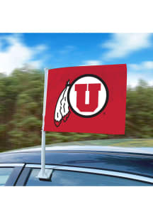 Sports Licensing Solutions Utah Utes Team Logo Car Flag - Red