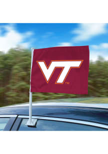 Sports Licensing Solutions Virginia Tech Hokies Team Logo Car Flag - Maroon